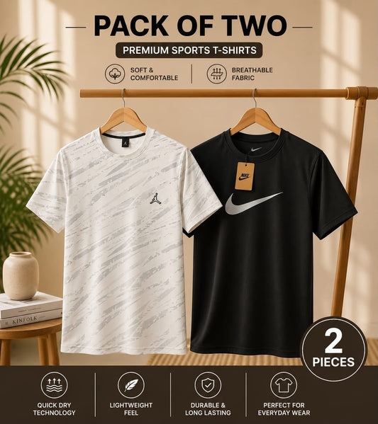 Men’s Summer Shirt – Pack Of 2 Premium Polo T—Shirts 03