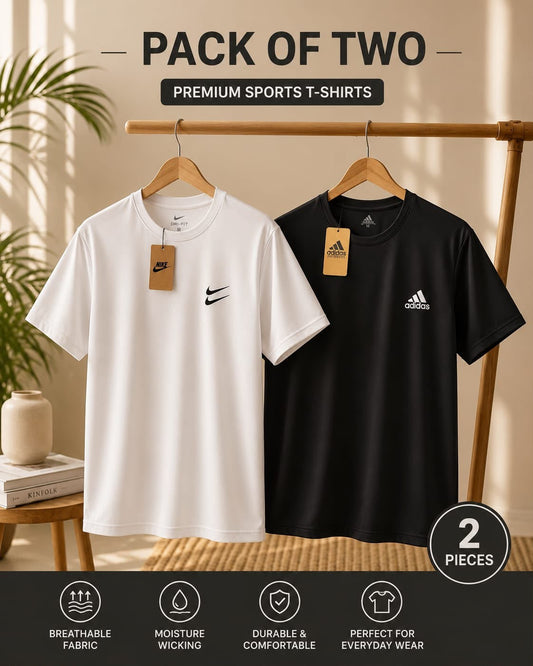 Men’s Summer Shirt – Pack Of 2 Premium Polo T—Shirts 05
